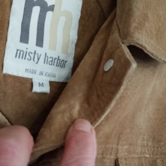 Denim style suede jacket - Picture 2 of 3